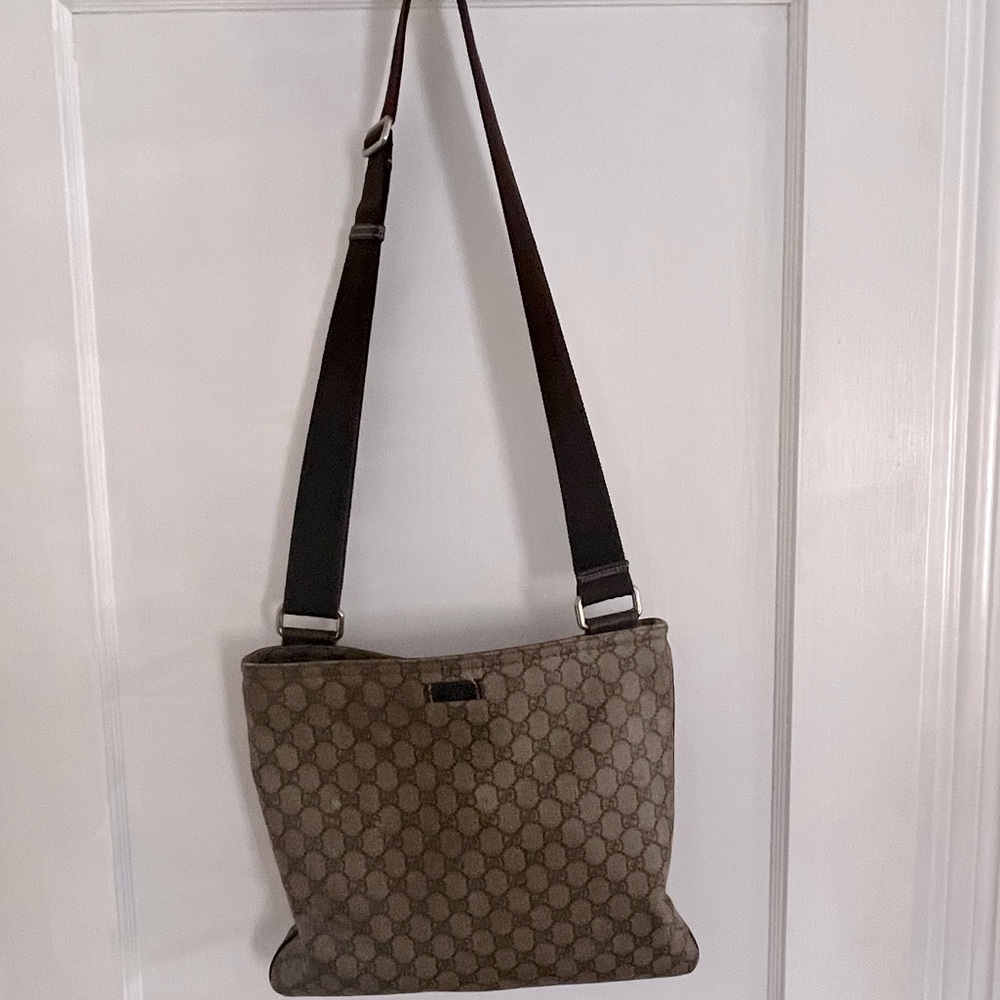 Vintage Gucci Supreme Monogram Messenger Bag